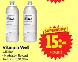 Nya Pulsen Vitamin Well erbjuda