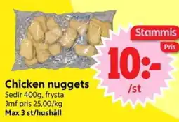 Nya Pulsen Sedir Chicken nuggets erbjuda