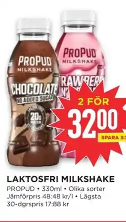 Willys PROPUD Laktosfri milkshake erbjuda