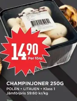 Willys Champinjoner erbjuda