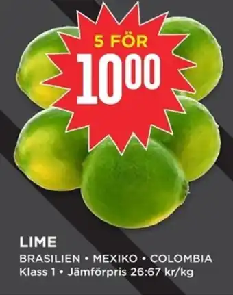 Willys Lime erbjuda