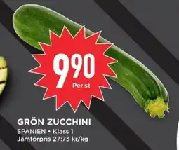 Willys Grön zucchini erbjuda