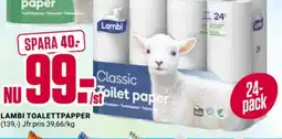 ÖoB Lambi toalettpapper erbjuda