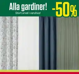 ÖoB Alla gardiner! erbjuda