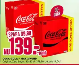 ÖoB Coca-Cola-max 3/kund erbjuda
