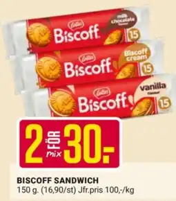 ÖoB Biscoff sandwich erbjuda