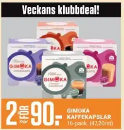 ÖoB Gimoka kaffekapslar erbjuda