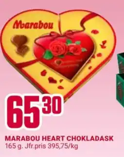 ÖoB Marabou heart chokladask erbjuda