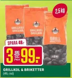 ÖoB Grillkol & briketter erbjuda