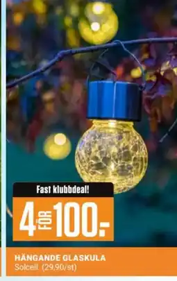 ÖoB Hängande glaskula erbjuda