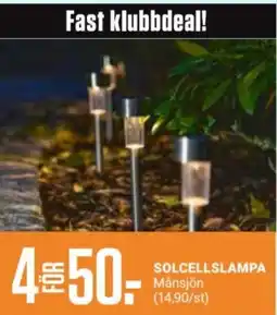 ÖoB Solcellslampa erbjuda