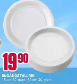 ÖoB Engångstallrik erbjuda