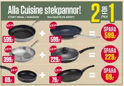 ÖoB Alla Cuisine stekpannor! erbjuda