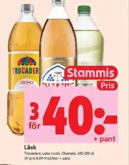 ICA Kvantum Trocadero, Loka crush, Champis Läsk erbjuda