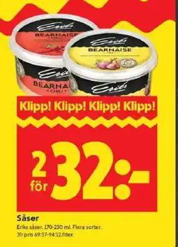 ICA Kvantum Eriks Såser erbjuda