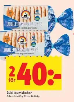 ICA Kvantum Polarbröd Jubileumskakor erbjuda