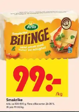 ICA Kvantum Arla Smakrike erbjuda