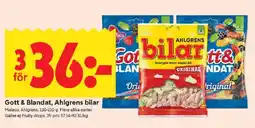 ICA Kvantum Gott & Blandat, Ahlgrens bilar erbjuda