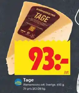ICA Kvantum Wernerssons Tage erbjuda