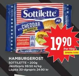Willys HAMBURGEROST erbjuda