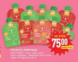 Willys FRUKTKLÄMMISAR erbjuda