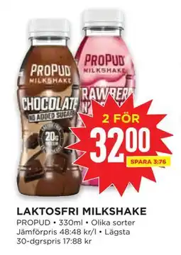 Willys LAKTOSFRI MILKSHAKE erbjuda