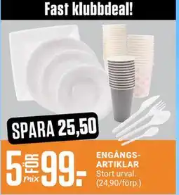 ÖoB ENGÅNGSARTIKLAR, Medlemspris erbjuda