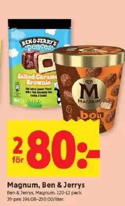 ICA Kvantum Magnum, Ben & Jerrys erbjuda