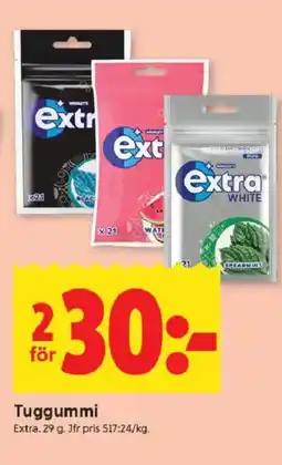 ICA Kvantum Extra Tuggummi erbjuda