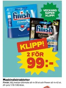 Coop Daglivs Maskindisktabletter erbjuda