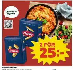 Coop Daglivs Pasta korta former erbjuda