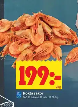 ICA Kvantum Rökta räkor erbjuda