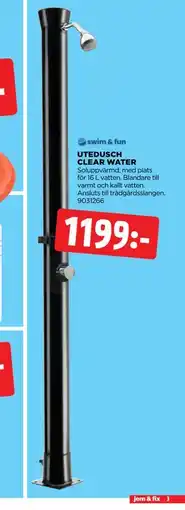 Jem&Fix UTEDUSCH CLEAR WATER erbjuda