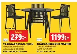 Jem&Fix TRÄDGÅRDSBORD MADRID erbjuda