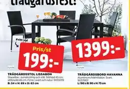 Jem&Fix TRÄDGÅRDSSTOL LISSABON erbjuda