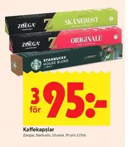 ICA Kvantum Kaffekapslar erbjuda