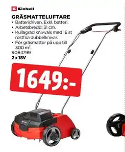 Jem&Fix GRÄSMATTELUFTARE erbjuda