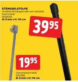 Jem&Fix STÄNGSELSTOLPE erbjuda