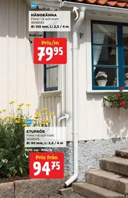 Jem&Fix STUPRÖR erbjuda