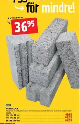 Jem&Fix MURBLOCK erbjuda
