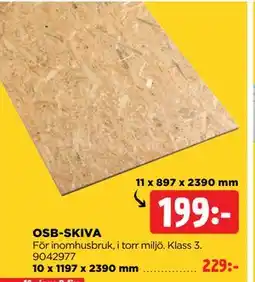 Jem&Fix OSB-SKIVA erbjuda