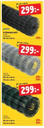 Jem&Fix STÄNGSELNÄT erbjuda