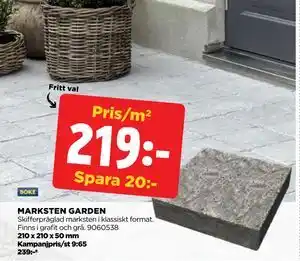 Jem&Fix MARKSTEN GARDEN erbjuda