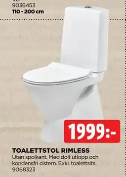 Jem&Fix TOALETTSTOL RIMLESS erbjuda