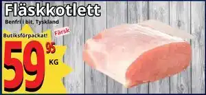 Supergrossen Fläskkotlett erbjuda