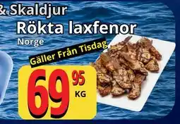 Supergrossen Rökta laxfenor erbjuda