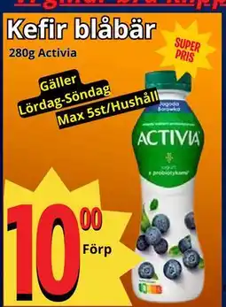 Supergrossen Kefir blåbär erbjuda