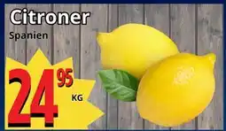 Supergrossen Citroner erbjuda
