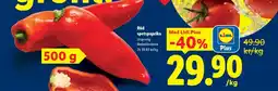Lidl Röd spetspaprika erbjuda