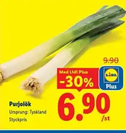 Lidl Purjolök erbjuda